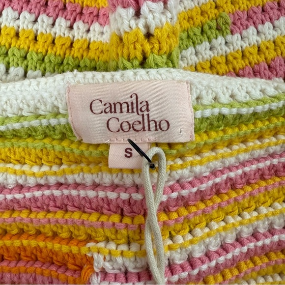 Camila Coelho Open Stitch Rhea Dress NWT Size Small - Picture 5 of 7